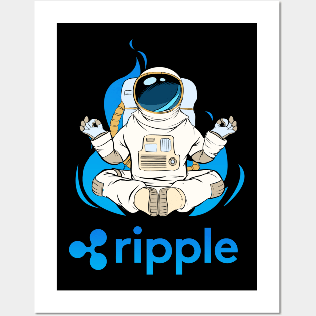 Ripple XRP coin Crypto coin Cryptocurrency Wall Art by JayD World